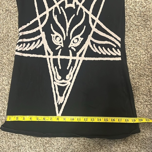 🌙  Kreepsville666 Baphomet Gothic Body Con Dress! 🖤 - Picture 5 of 8